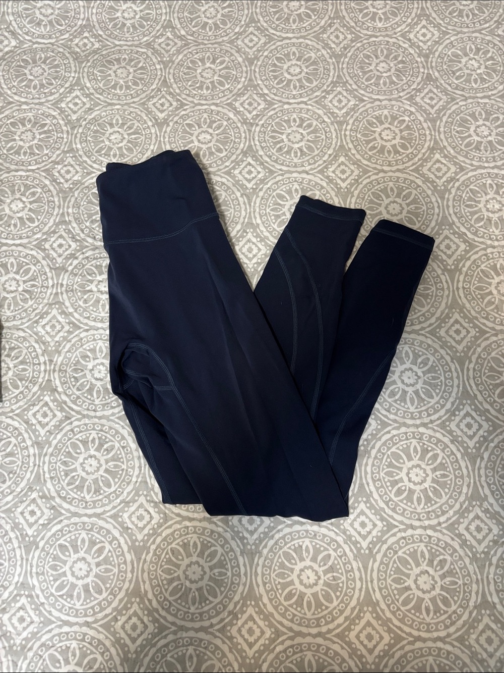 Alphalete Navy Blue High-Waist Leggings